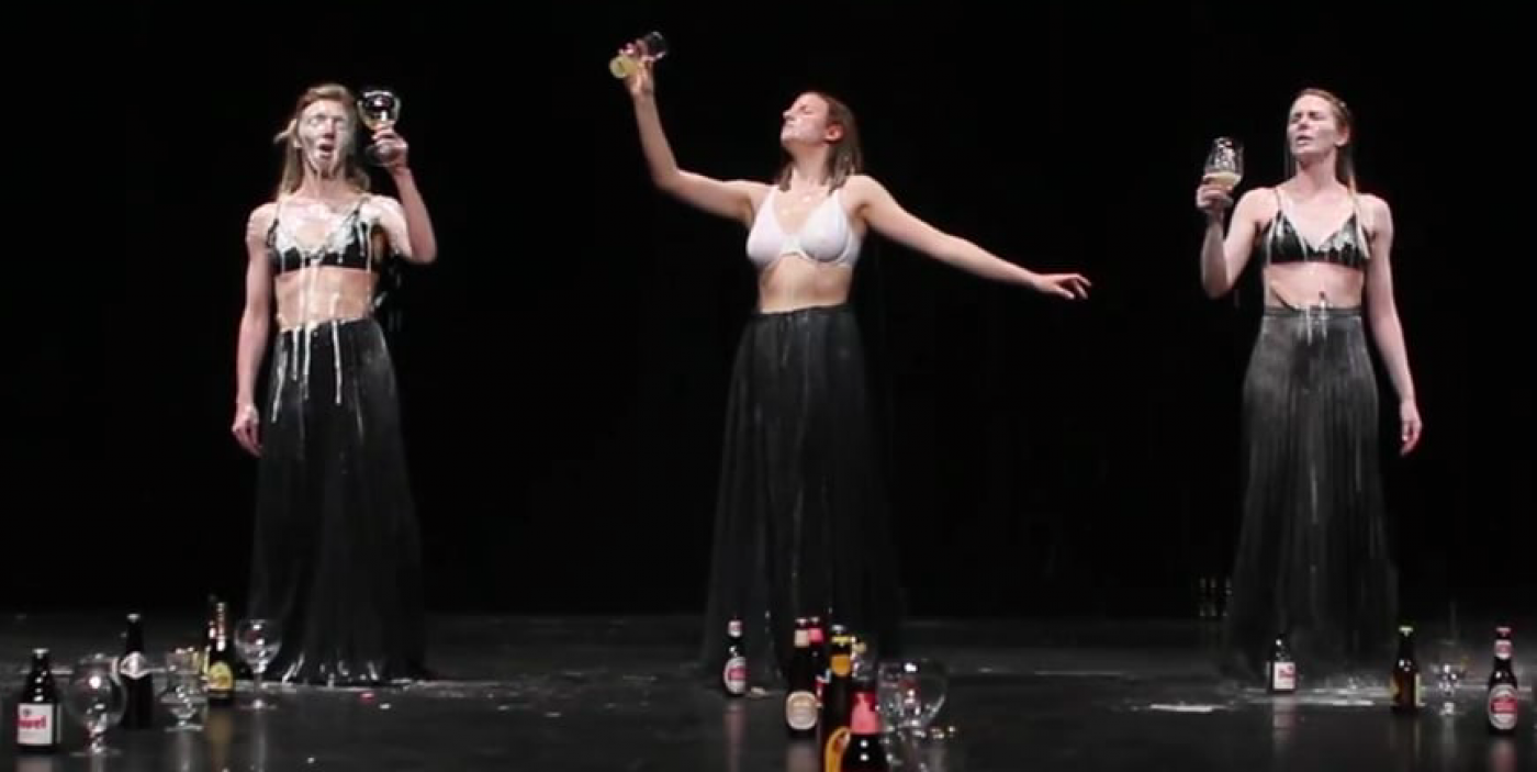 Performer: Ivana Jozic, Annabelle Jambon - Troubleyn/Jan Fabre by Nina Certyn